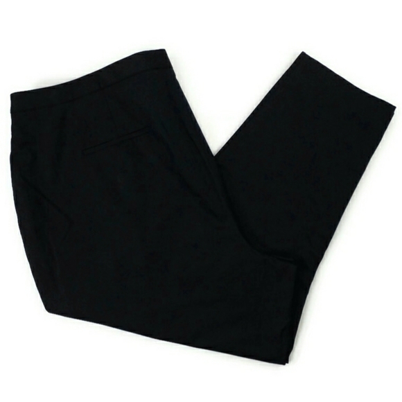 Calvin Klein Black Zip Pocket Stretch Tapered Leg Ankle Pants Womens Plus 24W - Picture 6 of 11